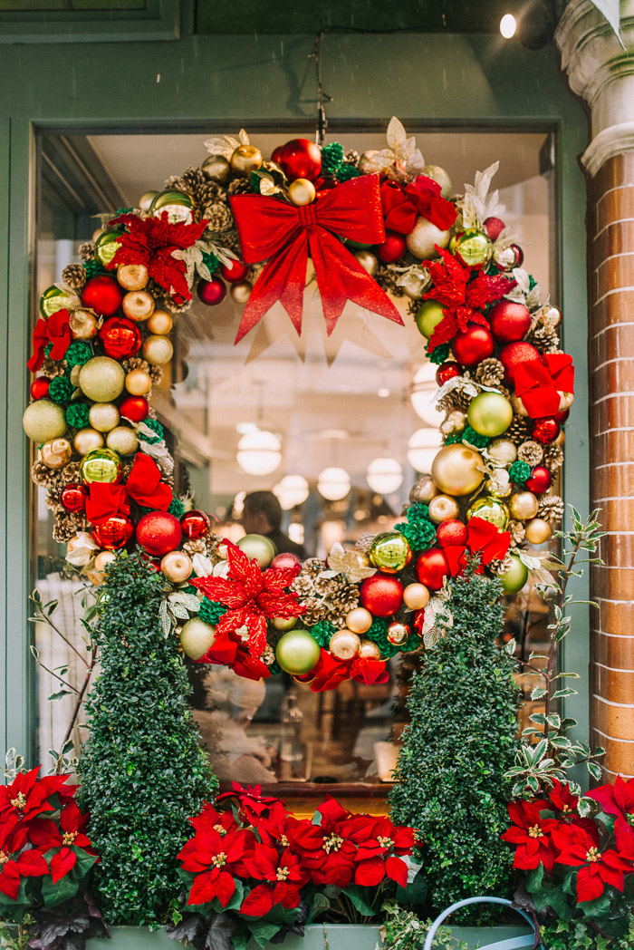 baubles, christmas floral design, christmas in london, christmas lights, creative floral installations, creative london florist, doorways, Early Hours London, iconic stores in london, kings road, london christmas, london facades, London florist, london flowers, places to visit in london, pretty little london, shop windows, showdry, Store Fronts, The Ivy, The ivy Cafe, The Ivy Restuarant, visit london, Wimbledon