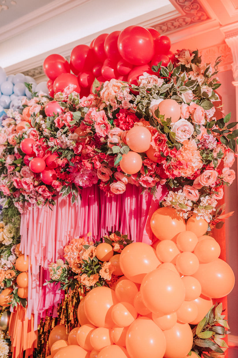 bubblegum balloons, Early Hours London, fiesta forever, hotel flowers, lodnon florist, luxury florist, luxury london florist, photobooth, summer fiesta, tassels, the lanesborough