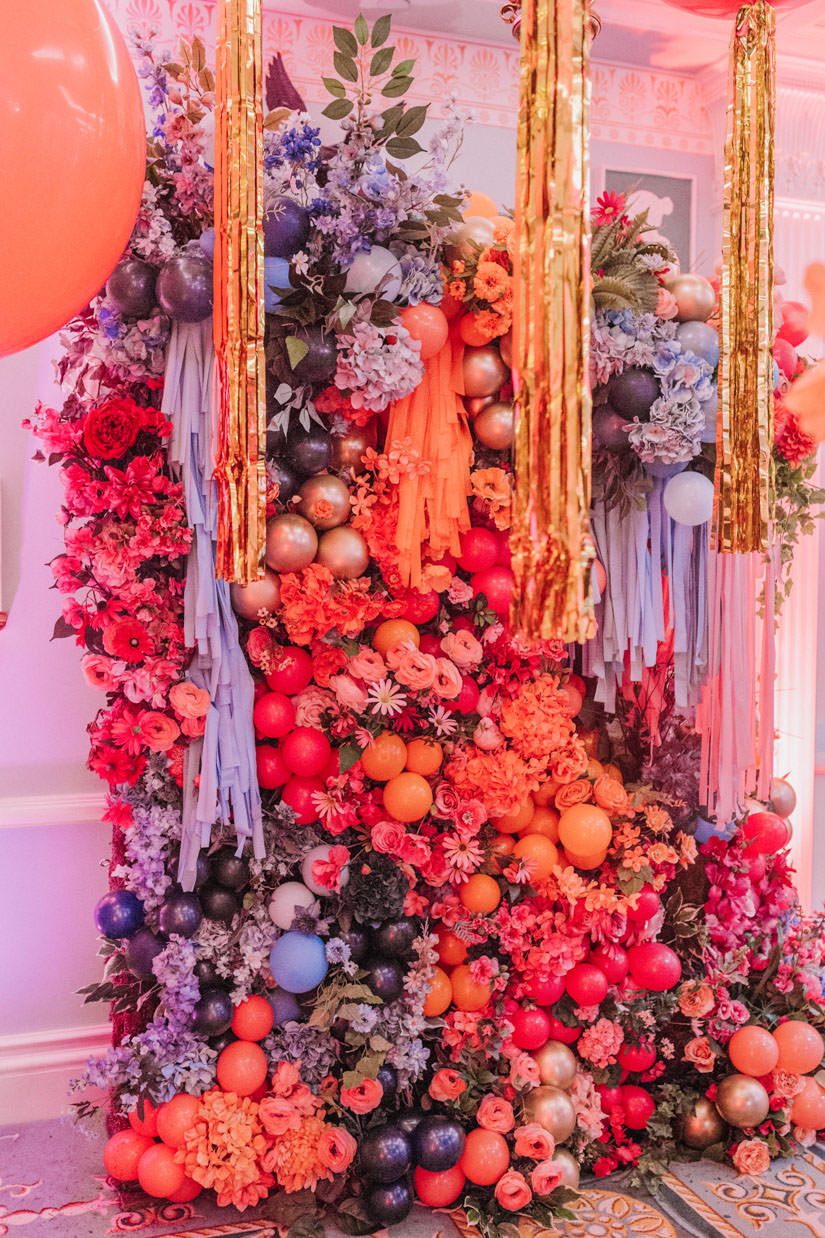 bubblegum balloons, Early Hours London, fiesta forever, hotel flowers, lodnon florist, luxury florist, luxury london florist, photobooth, summer fiesta, tassels, the lanesborough