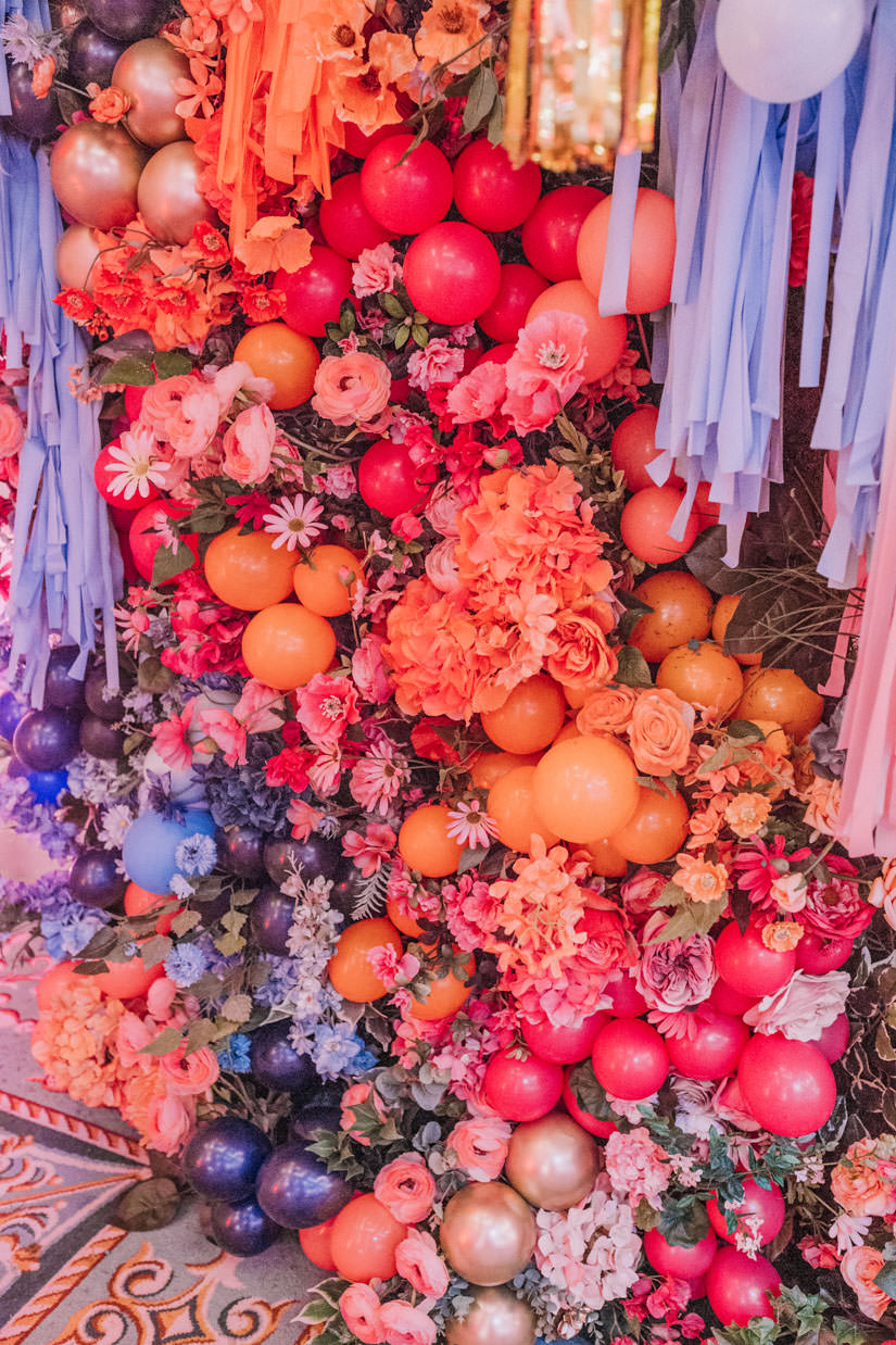 bubblegum balloons, Early Hours London, fiesta forever, hotel flowers, lodnon florist, luxury florist, luxury london florist, photobooth, summer fiesta, tassels, the lanesborough