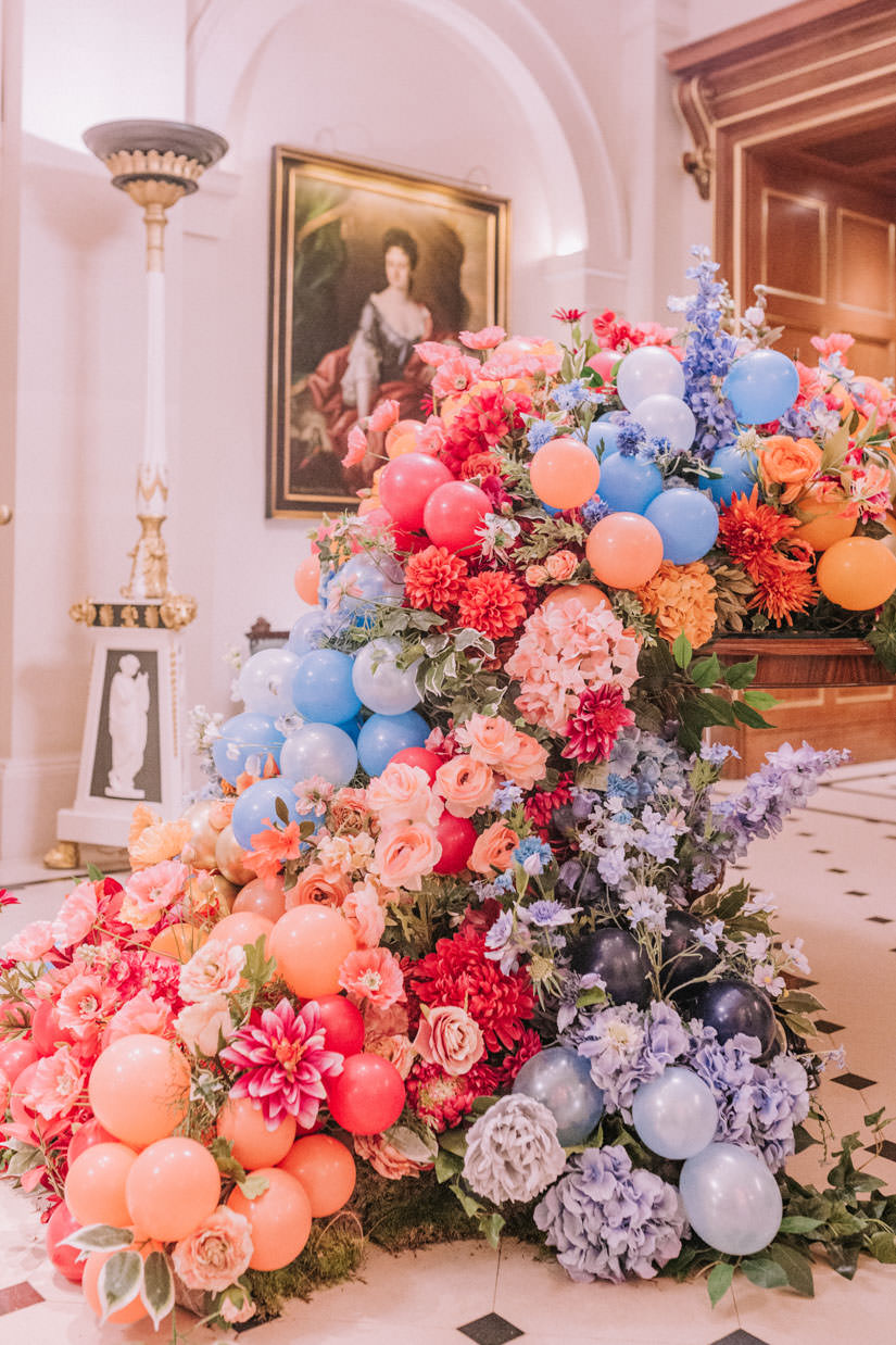 bubblegum balloons, Early Hours London, fiesta forever, hotel flowers, lodnon florist, luxury florist, luxury london florist, photobooth, summer fiesta, tassels, the lanesborough