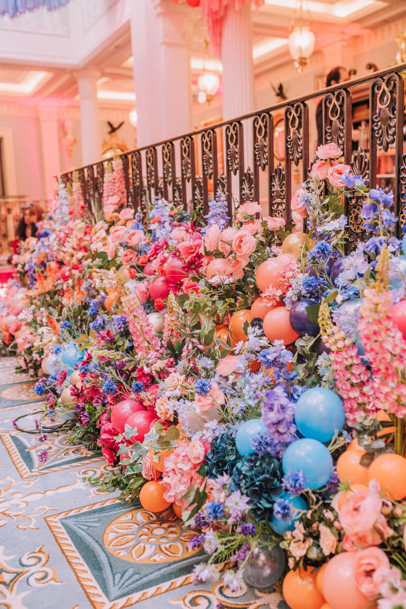 bubblegum balloons, Early Hours London, fiesta forever, hotel flowers, lodnon florist, luxury florist, luxury london florist, photobooth, summer fiesta, tassels, the lanesborough
