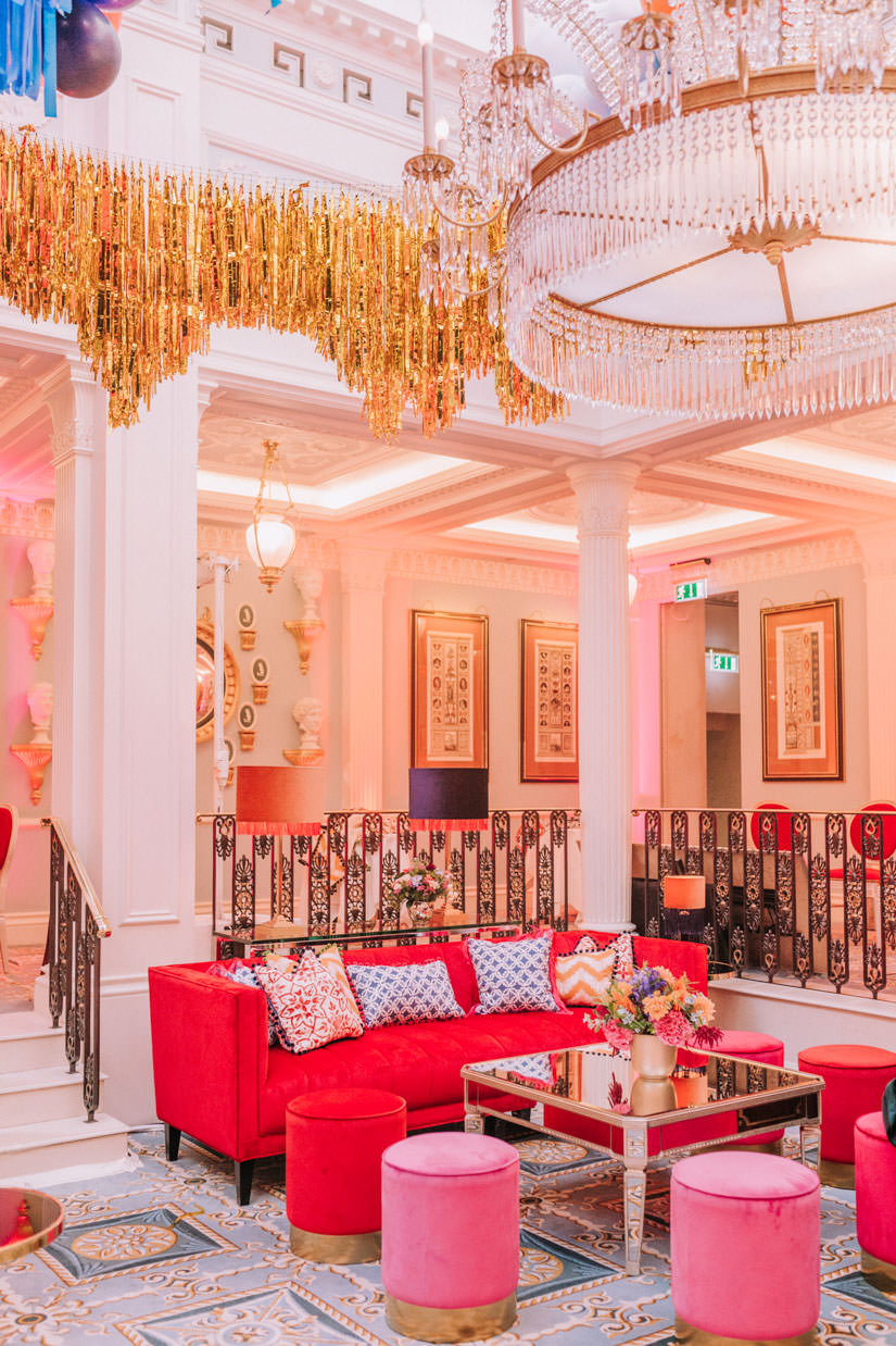 bubblegum balloons, Early Hours London, fiesta forever, hotel flowers, lodnon florist, luxury florist, luxury london florist, photobooth, summer fiesta, tassels, the lanesborough