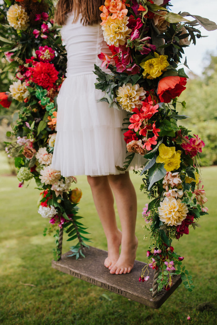 binky nixon photography, colourful event flowers, colourful flowers, colourful wedding flowers, Early Hours London, event florist, floral and tassel wall, flowers and balloons, flowers and tassels, london florist, Luisa zissman, luxury florist, marquee flower ideas, pampass grass, party decor ideas, rainbow floral wall, rainbow flower displays, secret garden party, summer event flowers, summer flowers, summer garden party, summer wedding flowers, wedding decor ideas, floral swing