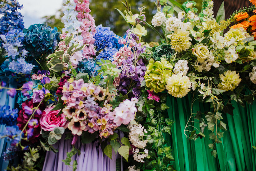 binky nixon photography, colourful event flowers, colourful flowers, colourful wedding flowers, Early Hours London, event florist, floral and tassel wall, flowers and balloons, flowers and tassels, london florist, Luisa zissman, luxury florist, marquee flower ideas, pampass grass, party decor ideas, rainbow floral wall, rainbow flower displays, secret garden party, summer event flowers, summer flowers, summer garden party, summer wedding flowers, wedding decor ideas