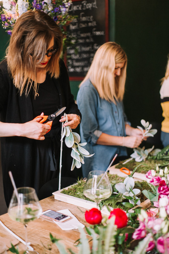 colourful florals, doors of london, early hours london, faux flowers, floral workshop, Grounds and Grapes, iconic london restuarants, influencers event, innovative london florist, london florist, mr and mrs Unique, press event, rainbow florals, shop fronts, spring flowers