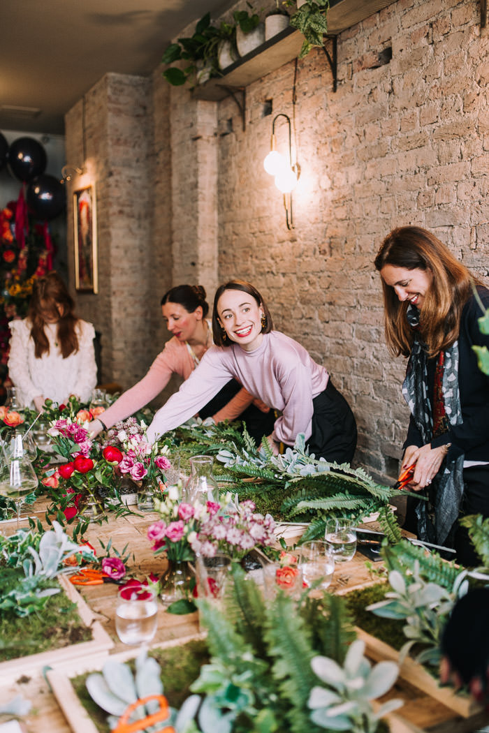 colourful florals, doors of london, early hours london, faux flowers, floral workshop, Grounds and Grapes, iconic london restuarants, influencers event, innovative london florist, london florist, mr and mrs Unique, press event, rainbow florals, shop fronts, spring flowers