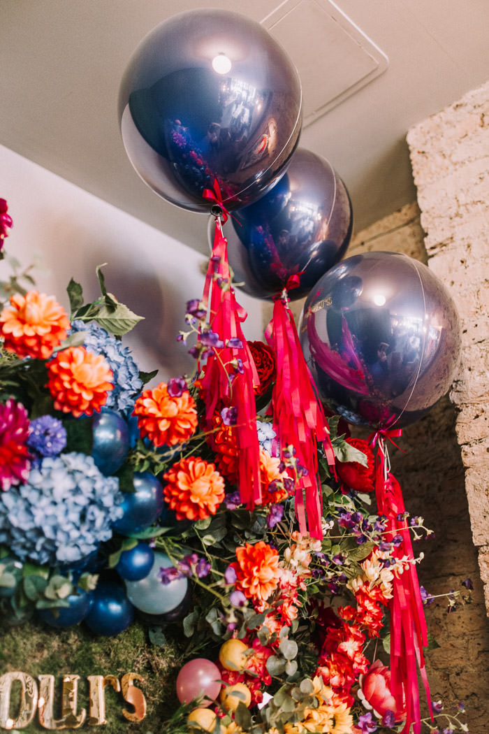 colourful florals, doors of london, early hours london, faux flowers, floral workshop, Grounds and Grapes, iconic london restuarants, influencers event, innovative london florist, london florist, mr and mrs Unique, press event, rainbow florals, shop fronts, spring flowers