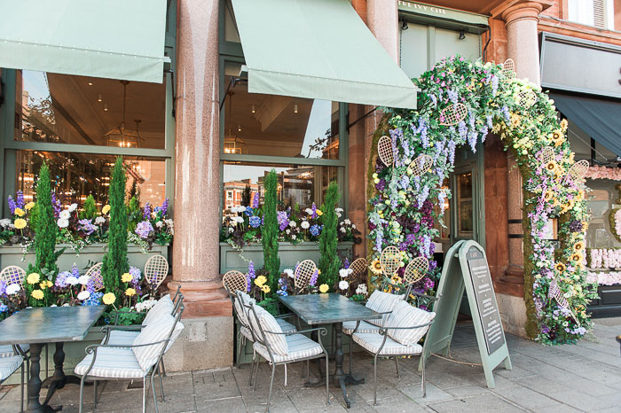 Creative window displays, Early Hours London, Innovative florist, London in bloom, London in bloom London Shop Displays, Store Fronts, Wimbledon shops, WIndow displays